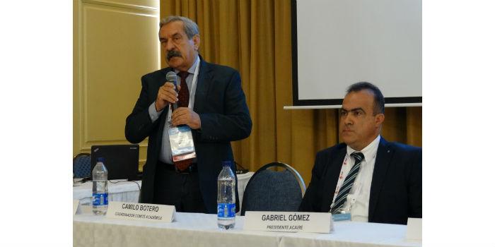 Camilo Botero (izq.), presidente del Capítulo Occidente, y Gabriel Gómez, presidente de ACAIRE