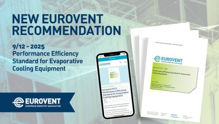 Eurovent actualiza su Recomendación para equipos de enfriamiento evaporativo